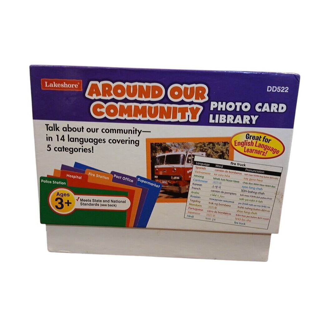 Lakeshore Around Our Community Photo‎ Card Library 14 Languages 5 Categories EUC